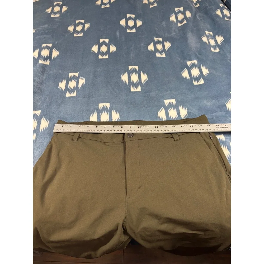 Lululemon Commission Slim-Fit Pant 36 Olive Green Warpstreme Commuter Trousers